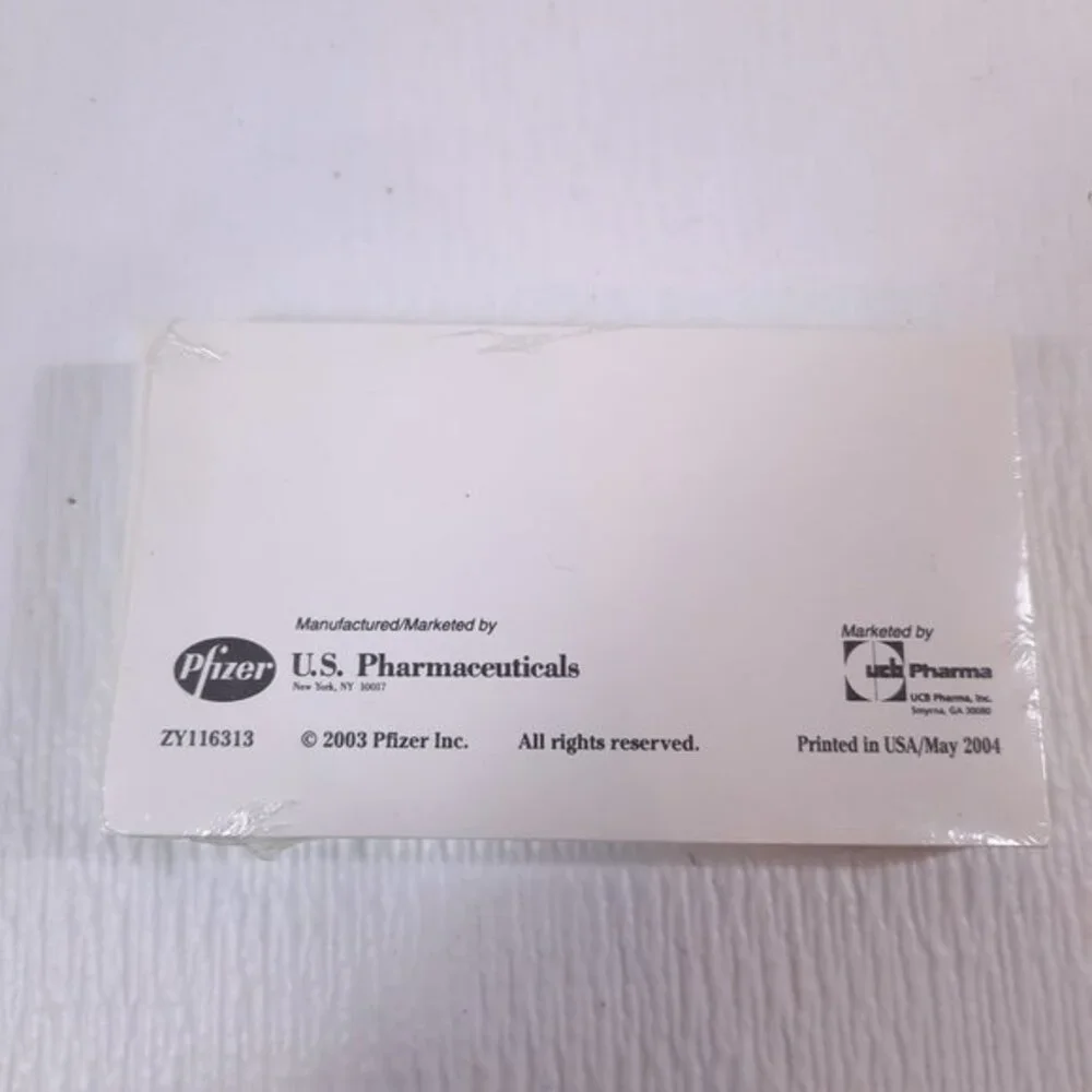 Zyrtec-D 12 hour Sticky‎ Notepad paper memo note pad Pharma promo Pharmaceutical